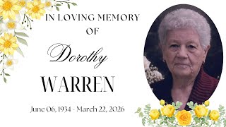 Dorothy Warren Funeral Service