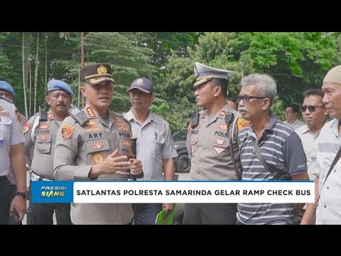 SATLANTAS POLRESTA SAMARINDA RAMP CHECK BUS ANGKUTAN UMUM