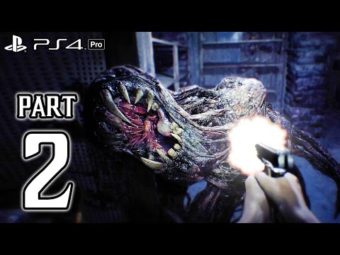 RESIDENT EVIL 7 Biohazard Walkthrough PART 2 (PS4 Pro) No Commentary Gameplay @ 1080p HD ✔