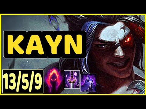 KAYN VS IVERN - 13/5/9 KDA JUNGLE GAMEPLAY