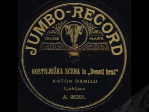 Anton Danilo- Gostilniška Scena Iz "Deseti Brat", 1908