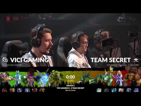 Vici Gaming vs Team Secret Game 1 Highlights - ONE Dota 2 Singapore Invitational Main Event Day 3