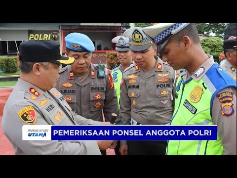 ANTISIPASI JUDOL KAPOLRES KUKAR PERIKSA PONSEL SELURUH ANGGOTA