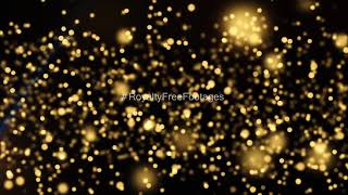 Christmas background video | Christmas video background effects HD | HD Golden Particles bokeh