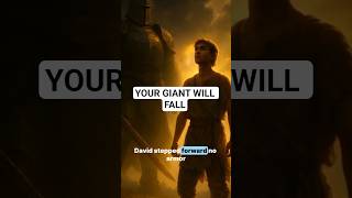 When David Faced the Giant… He Had No Armor. Just Faith. #GodIsGreater