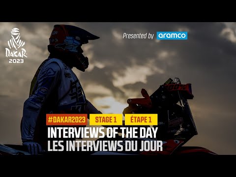 Interview of the day presented by Aramco - Stage 1 - #Dakar2023