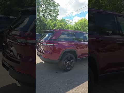 2025 Jeep Grand Cherokee Altitude 4x4 in Red for sale at Jerry Pfeil Chrysler Dodge Jeep Ram in New Hamburg, ON