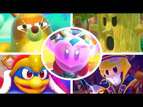 Kirby Star Allies - All Bosses (Story Mode)