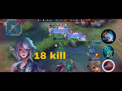 INTENSE BATTLE!! 18 Kills Melissa Late Game Monster!! - Build  Melissa ~ MLBB