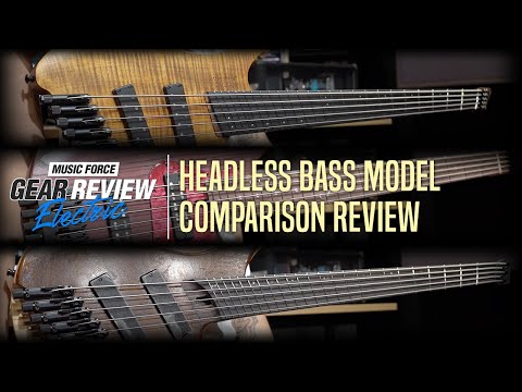 Strandberg VS Bacchus VS Ibanez Headless Bass Model Comparison Review (No Talking)