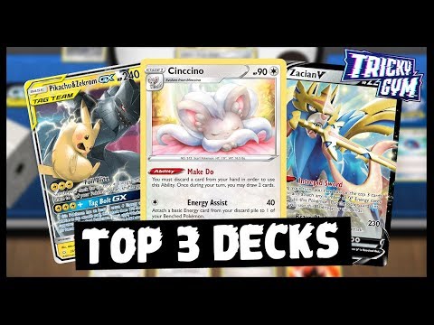 Three **BEST** Pokemon Decks: Sword and Shield!
