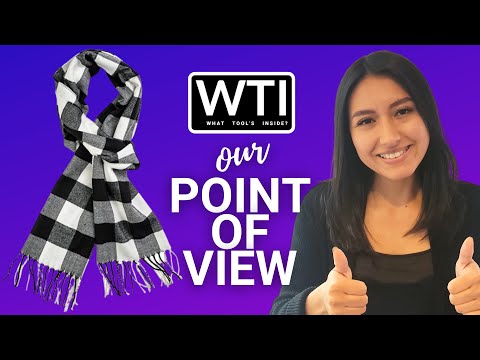 Plum Feathers Cashmere Winter Scarf - WTI product video review