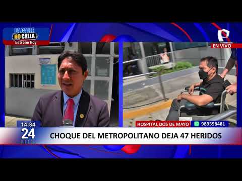 Accidente de bus del Metropolitano: de los 46 heridos 10 ya fueron dados de alta