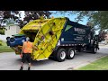 Brand New Modern Disposal Peterbilt 520 CNG McNeilus Rear Loader Garbage Truck