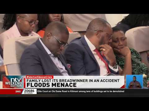 Nairobi: Heavy rains force Virginia Njeri's family to conduct funeral arrangements in a swampy tent