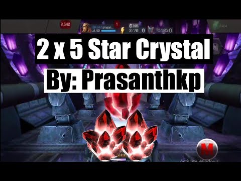 2 x 5 Star Crystal Opening by Prasanthkp - Marvel Contest of Champions