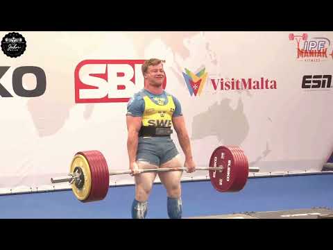 Emil Norling - 3rd Place 905kg Total - 105kg Class 2024 World Classic Championship