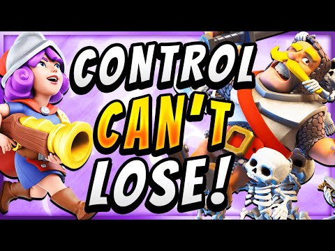 #1 LADDER DECK RIGHT NOW! GRAVEYARD CONTROL CAN'T LOSE! — Clash Royale