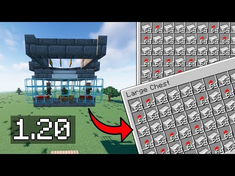 A Melhor FARM DE FERRO para MINECRAFT 1.20!!
