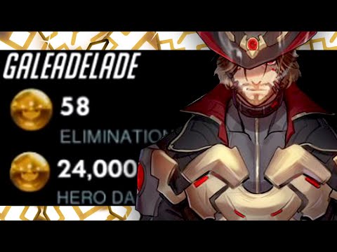 58 ELIMS - GALE DPS MAIN MCCREE! [ OVERWATCH SEASON 22 TOP 500 ]