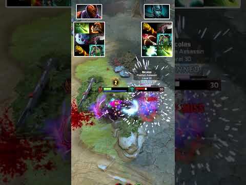 Anti Mage VS Phantom Assassin ⚔️ #dota2highschool #dota2 #shorts