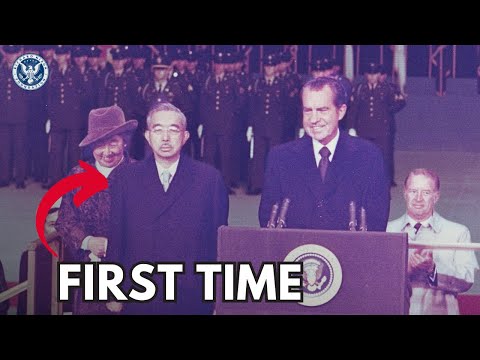 Emperor Hirohito Steps Foot on US Soil
