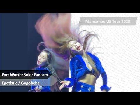 20230524 Mamamoo US Tour - Fort Worth: Egotistic & Gogobebe [Solar Fancam] 18/24