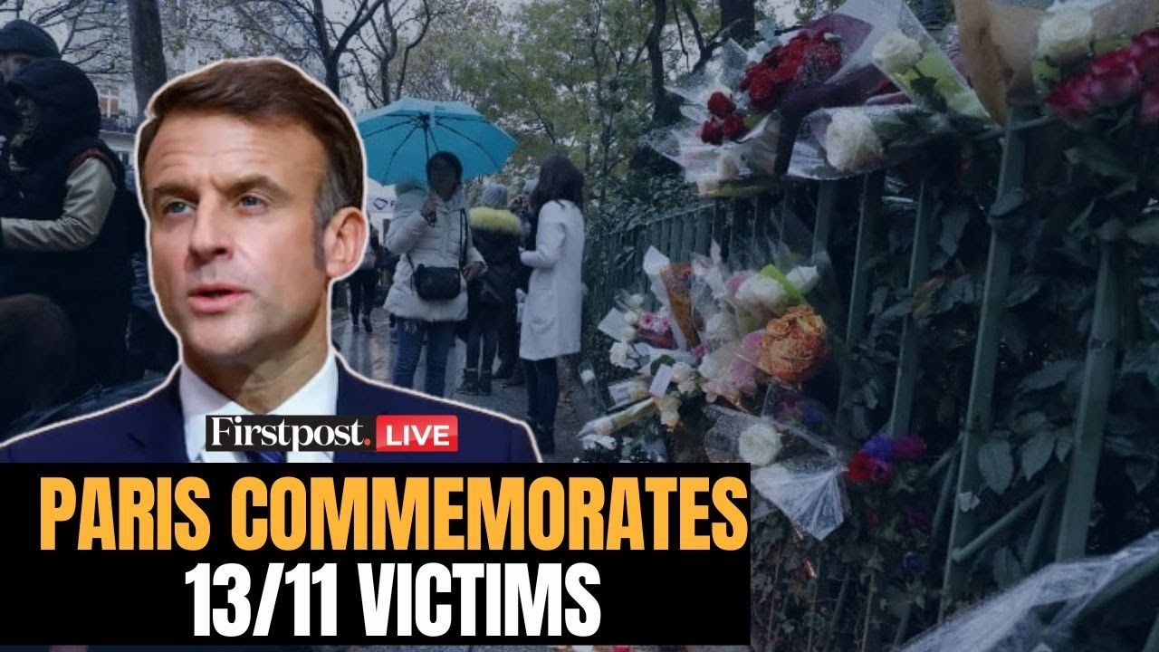 Paris Attack Anniversary LIVE: French President Macron Commemorate Victims of Paris Attacks