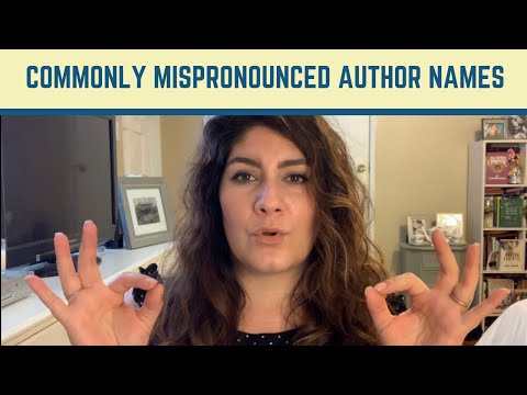 Commonly Mispronounced Author Names: Part 3