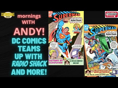 Superman in Radio Shack and Supergirl and Honda!