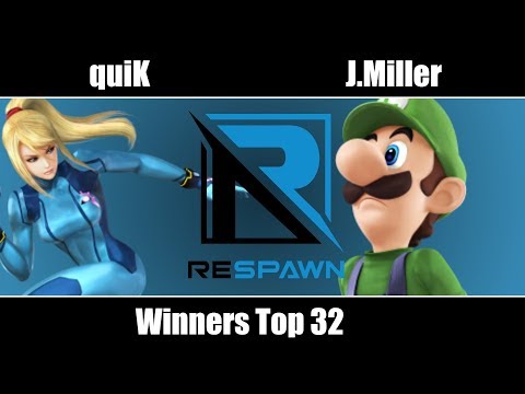 Respawn5 - BSD | quiK (ZSS) Vs. J.Miller (Luigi) - Winners Top 32 - Smash WiiU