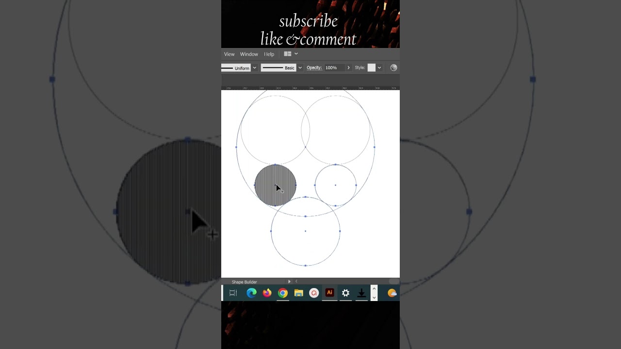Apple logo in illustrator please try #logo #graphicdesign #logodesigner #illustrator #beginners
