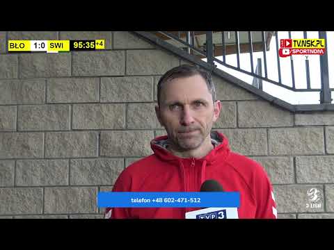 tv.nsk.pl [Tr. Mariusz Miecznikowski] KS Błonianka Błonie - MKS Świt Nowy Dwór Maz. 1:0 2023-04-02