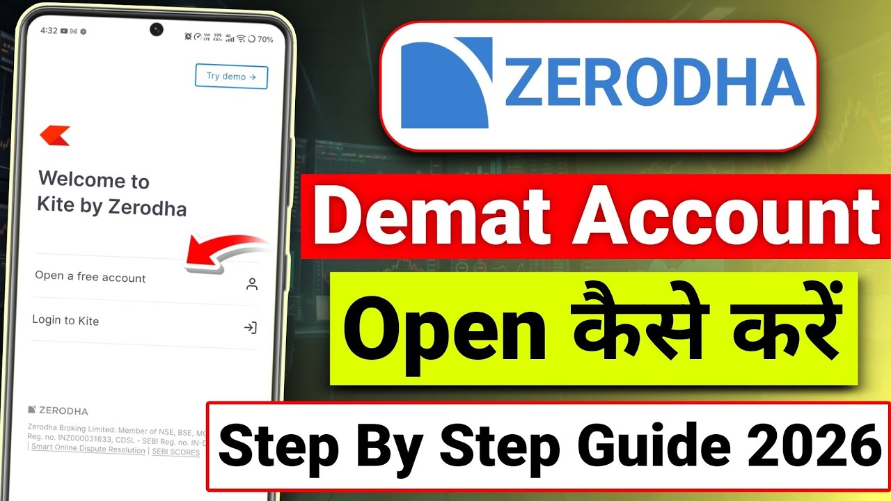 Zerodha Account Opening Process 2026 | Step-by-Step Live Demo!