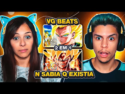 2 EM 1: VG BEATS - Guerreiro Híbrido - Gohan + Kakarotto - O Goku do Mal | [React em Casal] 🔥
