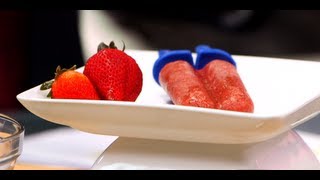 Strawberry-Basil Limeade Popsicle | Healthy Eating | POPSUGAR Fitness