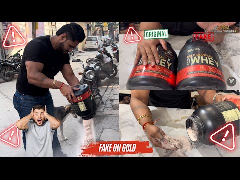 Fake Vs Original Optimum Nutrition Gold standard Whey Protein | Only 3500₹ | Original Supplements |