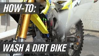 How To Wash a Motocross Dirt Bike the Right Way