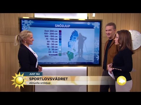 Så blir sportlovsvädret - Nyhetsmorgon (TV4)