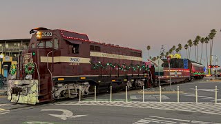 Santa Cruz Holiday Lights Train 12/23/22 [4K]