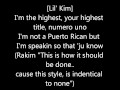 Lil Kim No Matter What People Say Lyrics on Screen (Notorious Kim Album)