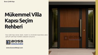🏡 Mükemmel Villa Kapısı Seçim Rehberi #villakapısı #çelikkapı #interiordesign  #