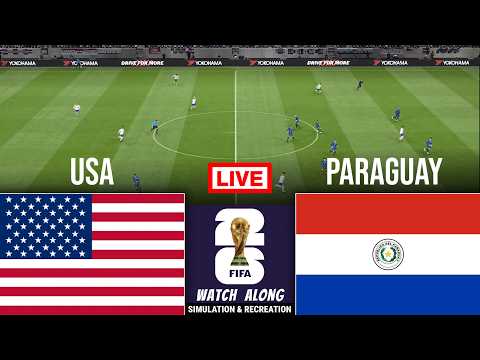 USA vs Paraguay I World Cup 2026 I Video Game Simulation