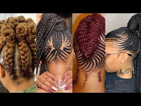 😍CUTE BRAIDED UPDO HAIRSTYLES FOR BLACK WOMEN AND...