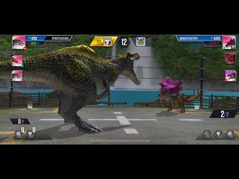 JURASSIC WORLD THE GAME - BATTLE BY SPINOTASUCHUS