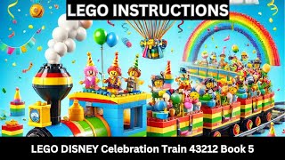 LEGO INSTRUCTIONS: Build the 43212 Disney Celebration Train! 🚂✨ (Step-by-Step Flip Through) Book 5