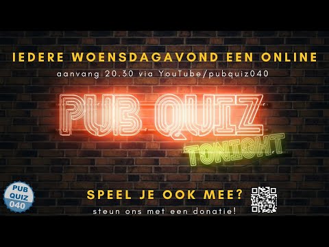 Live online quiz PUBQUIZ040!