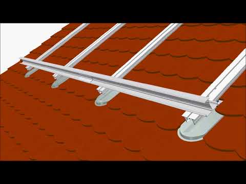 SOL-50 Aufdachmontagesystem - Biberschwanzdach