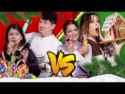 WIE MAAKT HET BESTE SNOEPHUISJE? - Kerst Peperkoekhuis Challenge