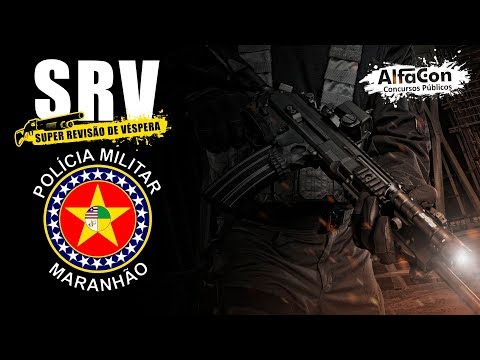 Aula Gratuita - Super Revisão de Véspera -  PM Maranhão - AO VIVO - AlfaCon Concursos Públicos